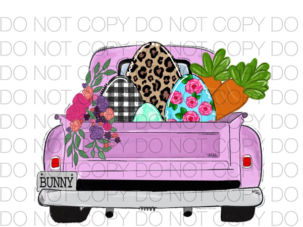 Easter Truck - HTV Transfer