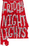 Friday Night Lights Red - Dye Sub Heat Transfer Sheet