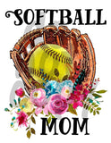 Softball Mom Glove - Dye Sub Heat Transfer Sheet