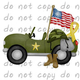 Combat Truck - Dye Sub Heat Transfer Sheet