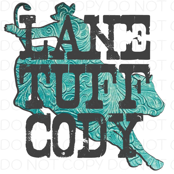 Lane Tuff Cody - HTV Transfer