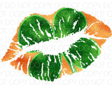 Irish lips - Dye Sub Heat Transfer Sheet