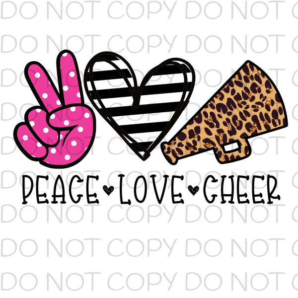 Peace love cheer - HTV Transfer