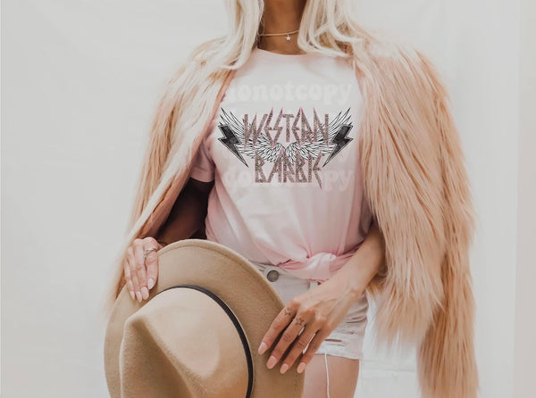 Western Barbie Transfer Sheet