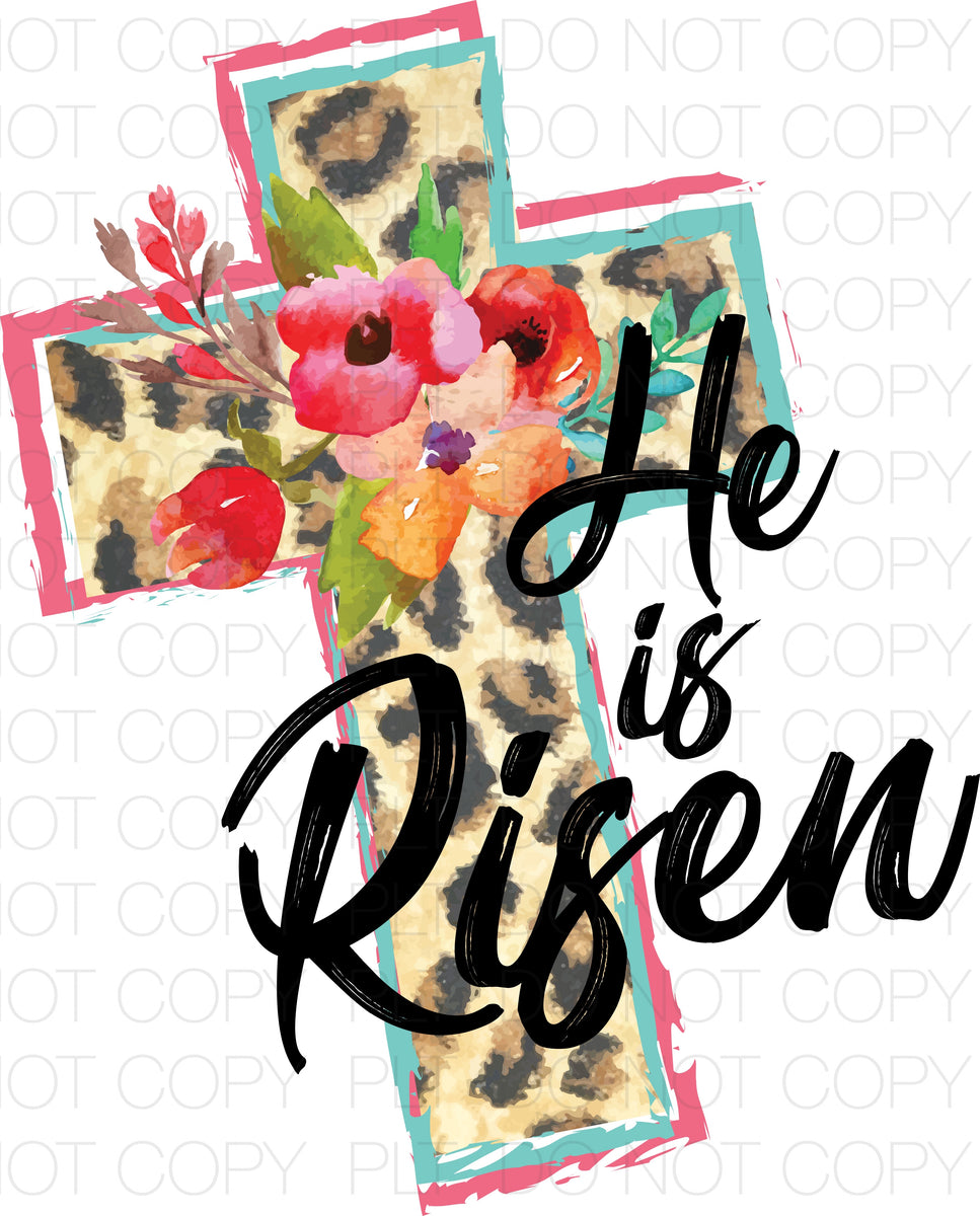 He is Risen Transfer Sheet – Pretty Lil Things PLT Wholesale