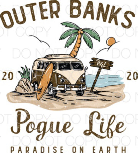 Outer Banks Paradise on Earth Transfer Sheet