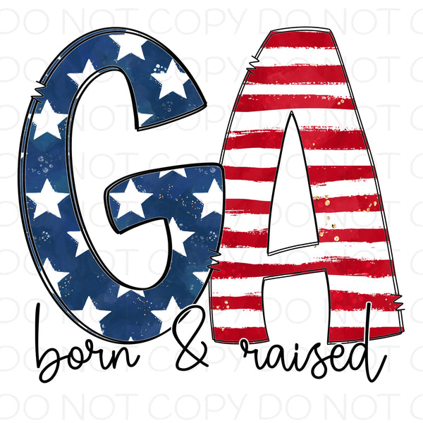 GA Born and Raised - HTV Transfer