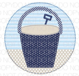 Sand Bucket - Dye Sub Heat Transfer Sheet