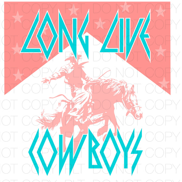 Long Live Cowboys Transfer Sheet