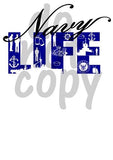 Navy Life - Dye Sub Heat Transfer Sheet