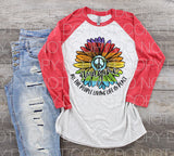 Imagine all the people living life in peace - Dye Sub Heat Transfer Sheet