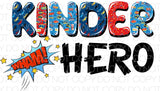 Kinder Hero - Dye Sub Heat Transfer Sheet
