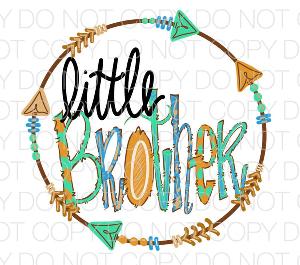 Little Brother Wreath - Dye Sub Heat Transfer Sheet