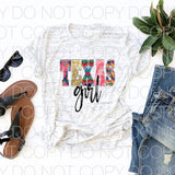 Texas Girl - Dye Sub Heat Transfer Sheet