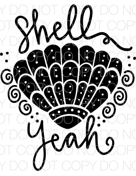 Shell Yeah - Dye Sub Heat Transfer Sheet