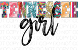 Tennessee Girl - Dye Sub Heat Transfer Sheet