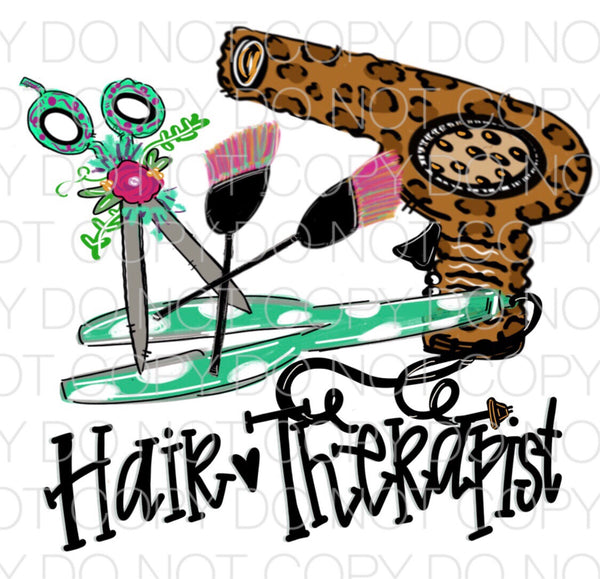 Hair Therapist - Dye Sub Heat Transfer Sheet