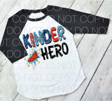 Kinder Hero - Dye Sub Heat Transfer Sheet