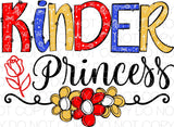 Kinder Princess - Dye Sub Heat Transfer Sheet