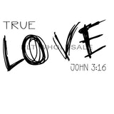 True Love John 316 - Dye Sub Heat Transfer Sheet