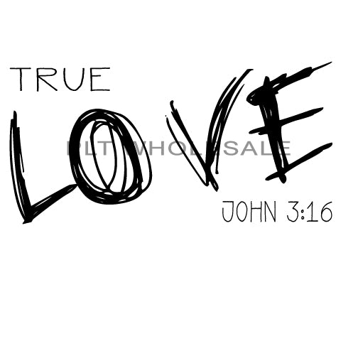 True Love John 316 - Dye Sub Heat Transfer Sheet